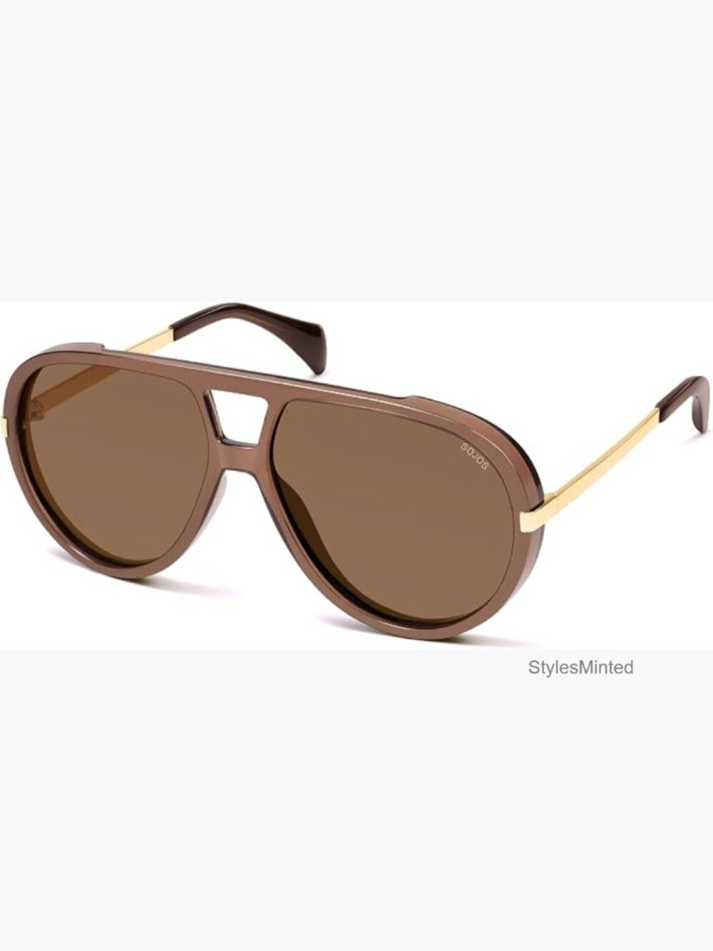 Retro Oversized Aviator Polarized Sunglasses Shield Large UV Protection